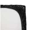 Fetish - lakk lepedő - gumis - 220 × 220 cm (fekete)