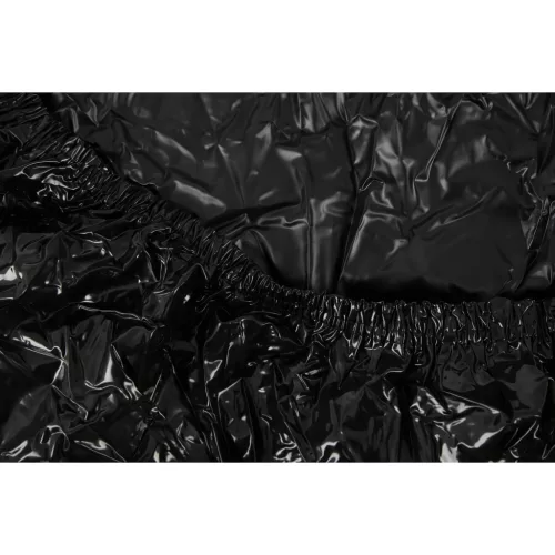 Fetish - lakk lepedő - gumis - 220 × 220 cm (fekete)