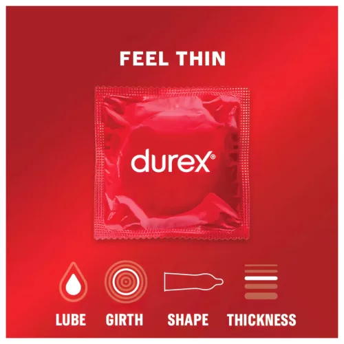 Durex Feel Thin - élethű érzés óvszer (3 db)