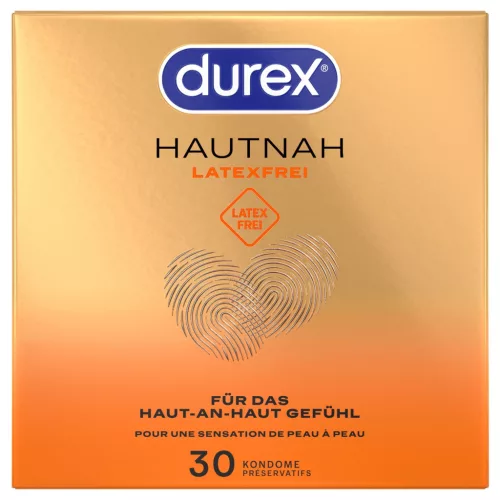 Durex Hautnah - latex mentes óvszer (30 db)