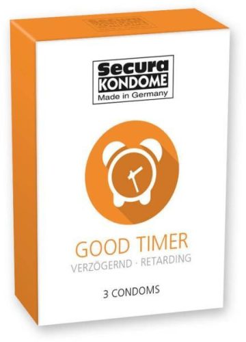 Secura Good Timer - ejakuláció késleltető óvszerek (3db)