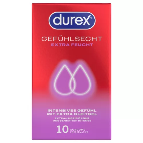 / Durex - extra síkosított óvszer (10 db)