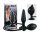 You2Toys True Black - pumpálható análtágító (fekete)