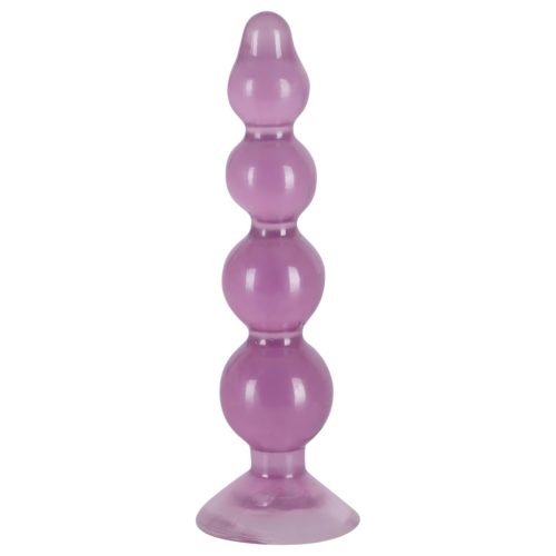 You2Toys - anal beads - tapadókorongos análbot (lila)