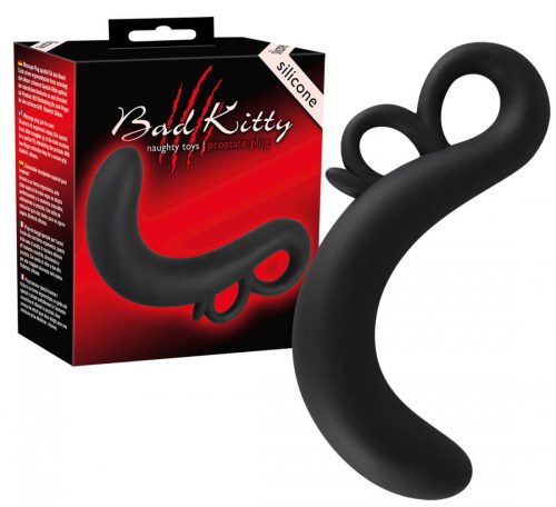 Bad Kitty - hurkos prosztata dildó (fekete)