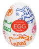 TENGA Egg Keith Haring Street - maszturbációs tojás (1db)