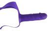 Felcsatolható, hüvelykitöltő dildó (lila)