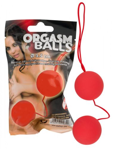 Orgasm Balls - gésagolyó duó (piros)