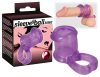 Sleeve & Ball - péniszmandzsetta heregyűrűvel (lila)