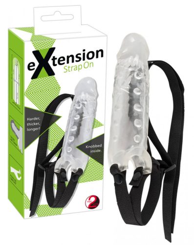 Extension - felcsatolható péniszköpeny (áttetsző)