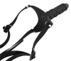 You2Toys - Silicone Strap-On - felcsatolható dildó (fekete)