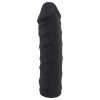 You2Toys - Silicone Strap-On - felcsatolható dildó (fekete)
