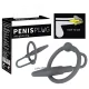 You2Toys - Penisplug - szilikon makkgyűrű kúpos dilátorral (szürke)