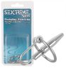 Sextreme - acél makkgyűrű húgycsőkúppal (2,8cm)