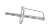 Sextreme - acél makkgyűrű (3cm), üreges húgycsőtágítóval (0,6cm)