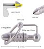 Sextreme Torpedo - acél makkgyűrű húgycsőkúppal (2,8cm)