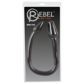 Rebel Double Plug - dupla kúp anál plug (fekete)