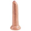King Cock 9 - élethű dildó (23 cm) - natúr