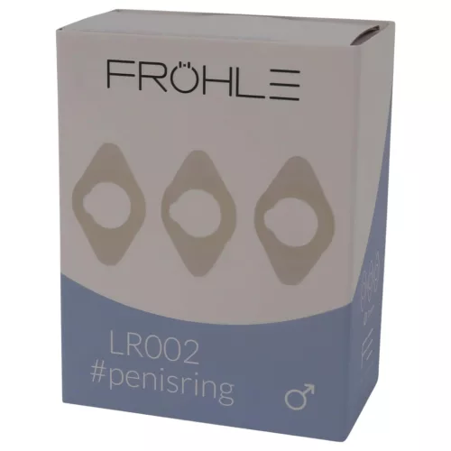 Fröhle LR002 (2,1cm) - orvosi péniszgyűrű szett (3db)