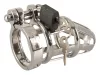 You2Toys - Chastity Cage - fém pénisz ketrec, lakattal