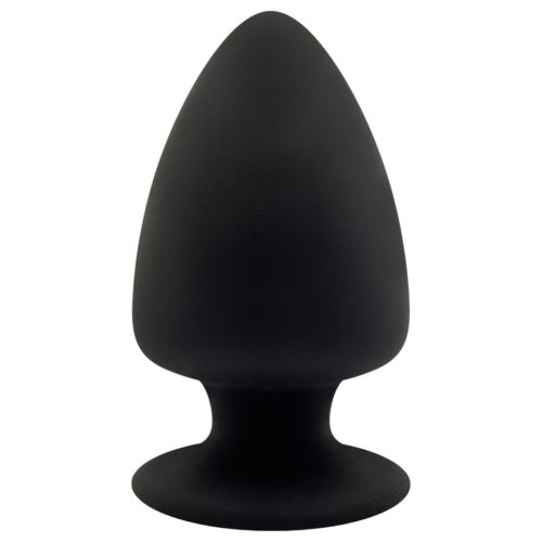 Silexd M - alakítható anál plug - 11cm (fekete)