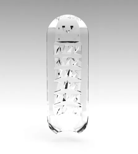 TENGA Spinner Brick - maszturbátor (átlátszó)