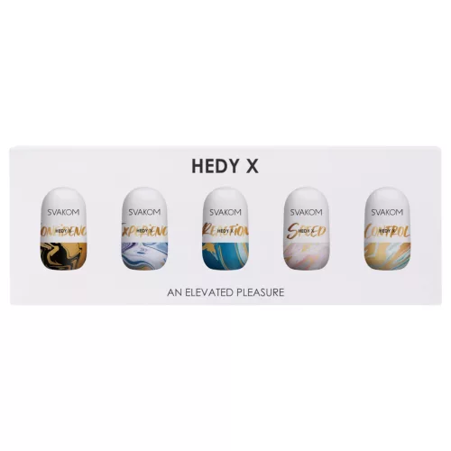 Svakom Hedy X Mixed - maszturbációs tojás szett (5 db)