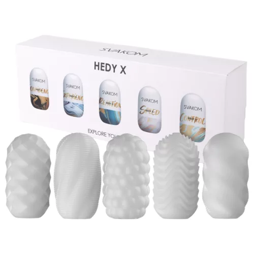 Svakom Hedy X Mixed - maszturbációs tojás szett (5 db)