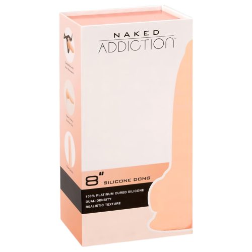 / Naked Addiction 8 - tapadókorongos, élethű dildó (20cm)