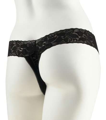 / Fetish - Vibrációs bugyi (fekete)