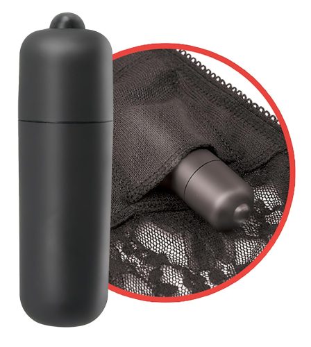 / Fetish - Vibrációs bugyi (fekete)