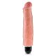 King Cock 7 Stiffy - vízálló, élethű vibrátor (18cm) - natúr