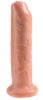 King Cock 7 Fitymanátor - élethű dildó (18cm) - natúr