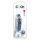 King Cock Clear 7 - tapadókorongos, herés dildó (18cm)