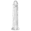 King Cock Clear 8 - tapadókorongos, nagy dildó (20 cm)