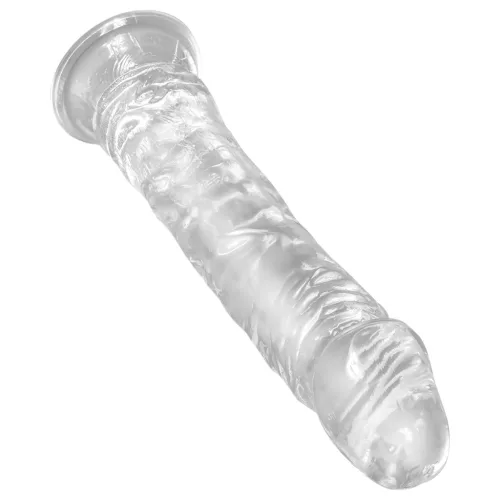 King Cock Clear 8 - tapadókorongos, nagy dildó (20 cm)
