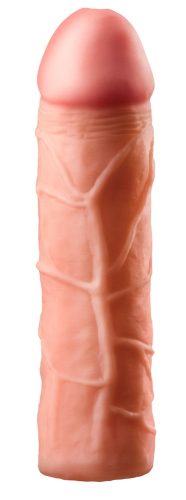 X-TENSION Perfect 1 - élethű péniszköpeny (17,7cm) - natúr