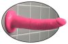 Dillio 7 - tapadókorongos, élethű dildó (18cm) - pink