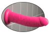 Dillio 8 - tapadókorongos, élethű dildó (20cm) - pink