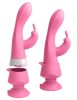 3Some wall banger rabbity - akkus, rádiós vibrátor (pink)