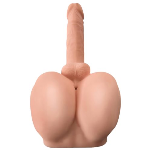 PDX Dirty Talk - élethű műpopsi torzó dildóval (natúr)