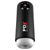 PDX Elite Moto Milker - lökő-rezgő maszturbátor (fekete)