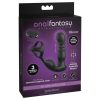 Anal Fantasy Ass-Gasm - forgó fejes anál vibrátor péniszgyűrűvel (fekete)