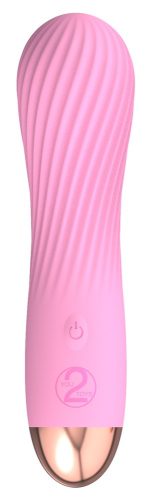 Cuties Mini - akkus, vízálló, spirális vibrátor (pink)