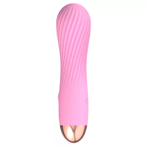 Cuties Mini - akkus, vízálló, spirál vibrátor (pink)