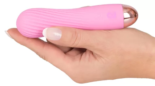 Cuties Mini - akkus, vízálló, spirál vibrátor (pink)
