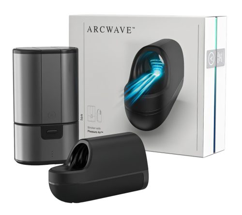 Arcwave Ion - léghullámos maszturbátor (fekete)