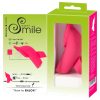 / SMILE Licking - léghullámos-nyelves ujjvibrátor (pink)