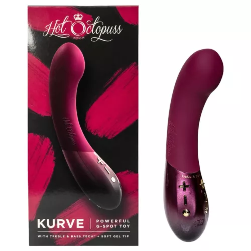 / Hot Octopuss Kurve - akkus, vízálló G-pont vibrátor (lila)