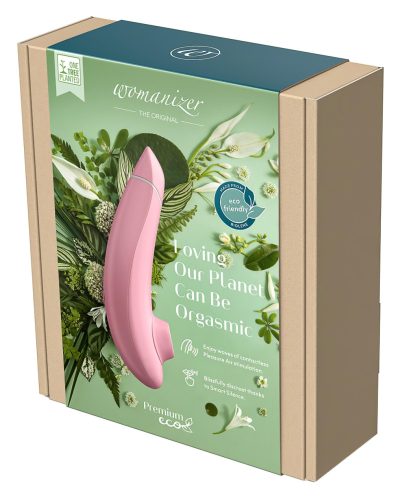 Womanizer Premium Eco - akkus léghullámos csiklóizgató (pink)